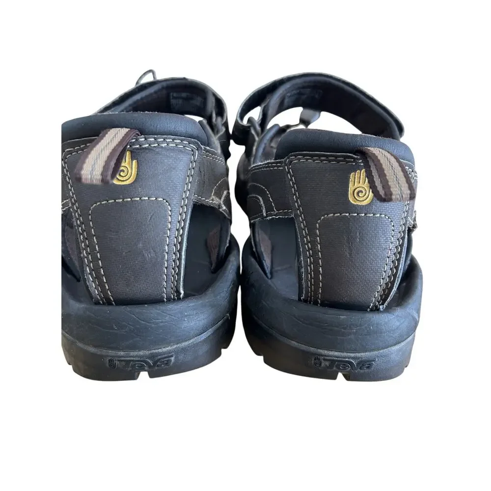 Teva Forebay Men’s Water River Sandal Brown Fisherman Size 13